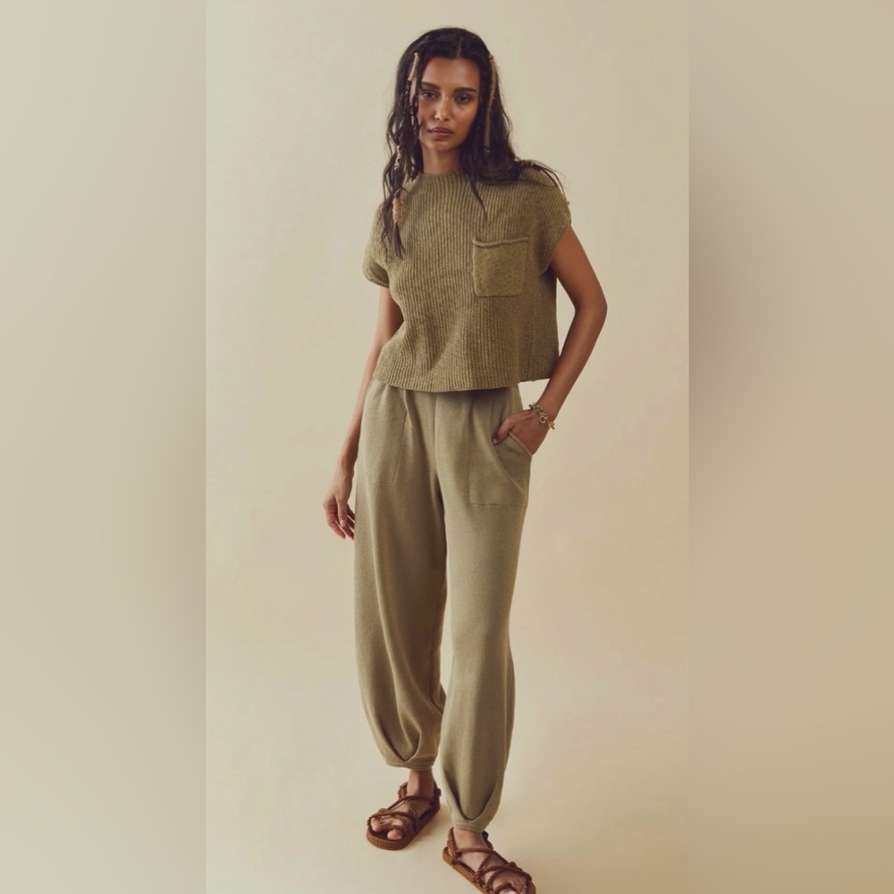 Free People Beach Curly Willow Freya Sweater pants size Medium